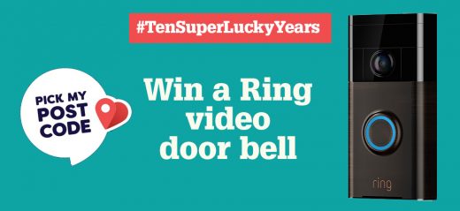 Celebrating ten years of SuperLucky - win a Ring Video Door Bell