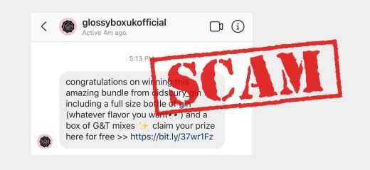 Instagram scam
