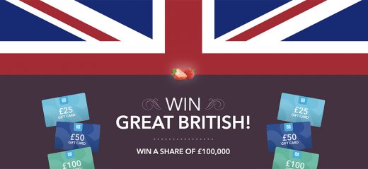 Win £100,000 of prizes ion the Co-op Strawberries Love Great British instant win promotion