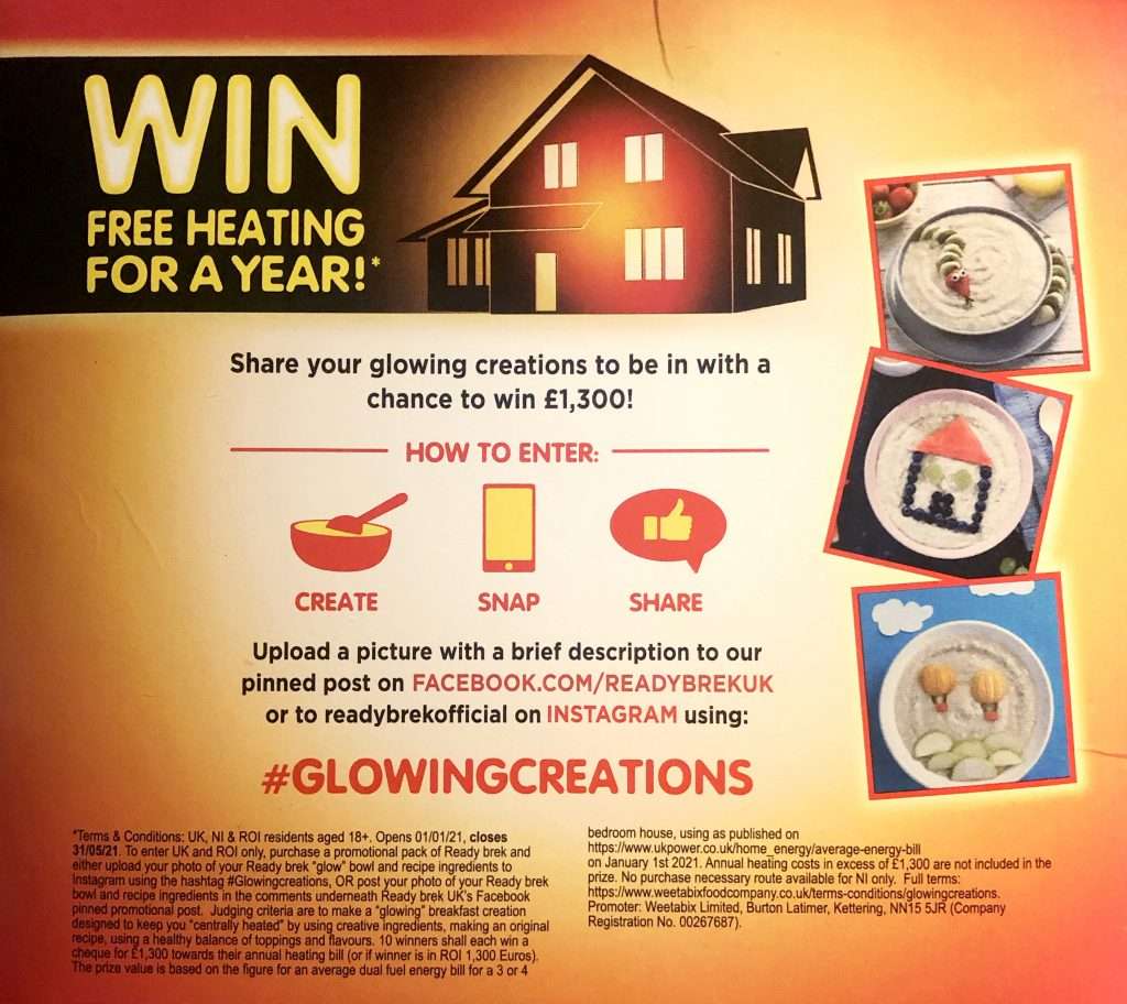 Ready Brek Glowing Creations