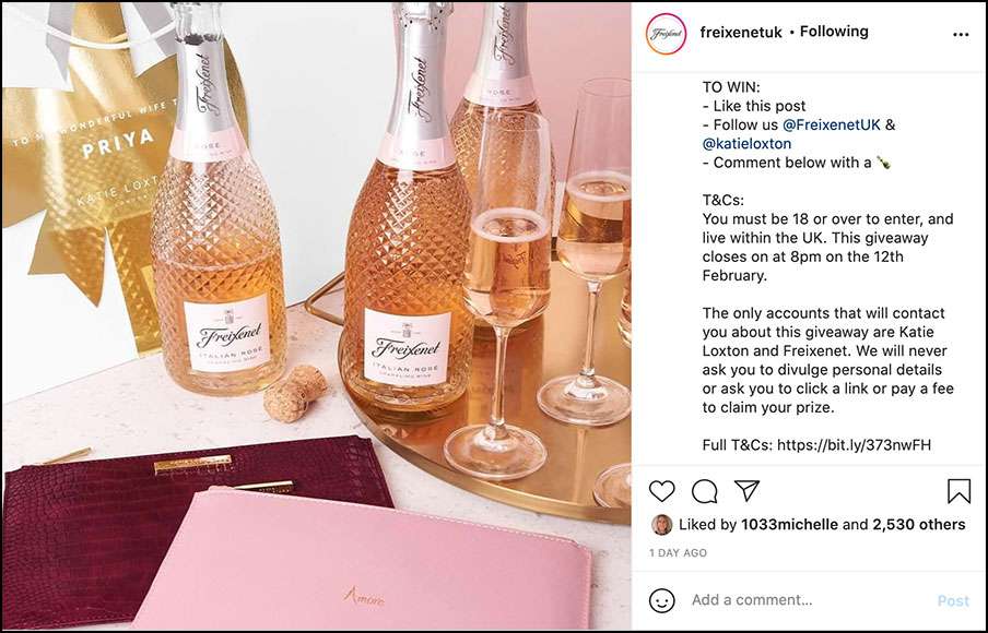 Instagram giveaway tips