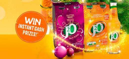 J2O win cash for christmas
