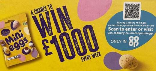 Win £1,000 every week with Mini Eggs